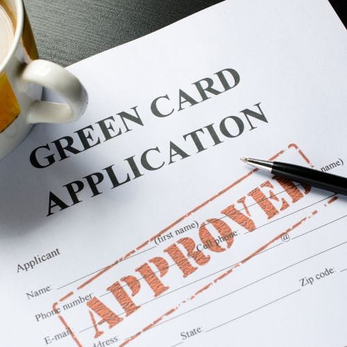 green card application